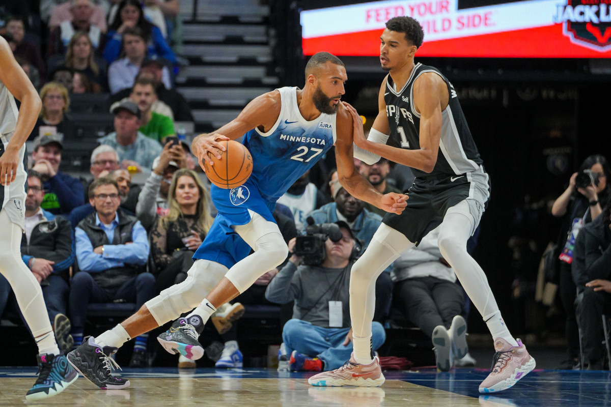 Rudy Gobert Victor Wembanyama Timberwolves